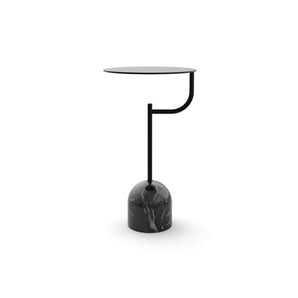 Detour 26390 Side Table - Nero Marquina/Black Grey