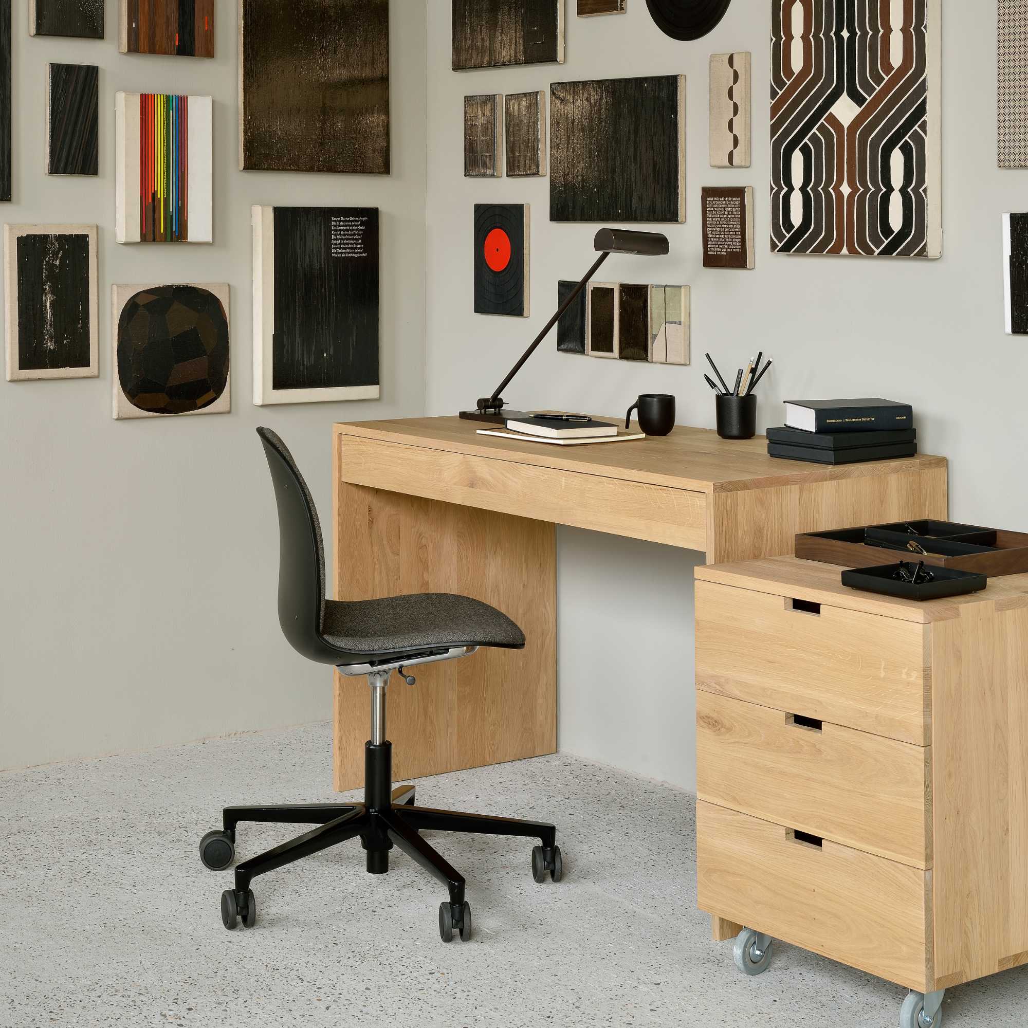 Wave 51456 Desk - Oak-2