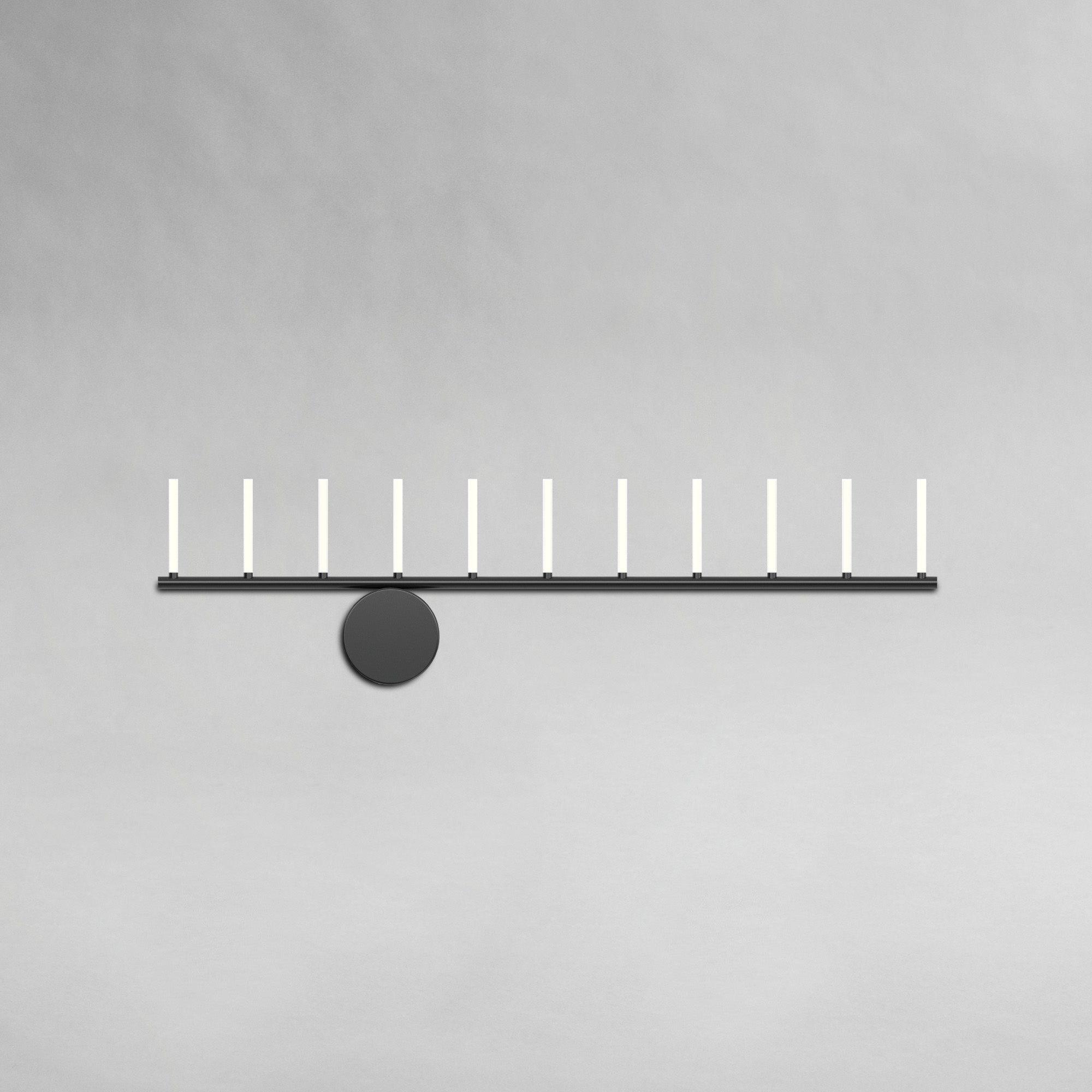 Waves W01 Wall Lamp - Black