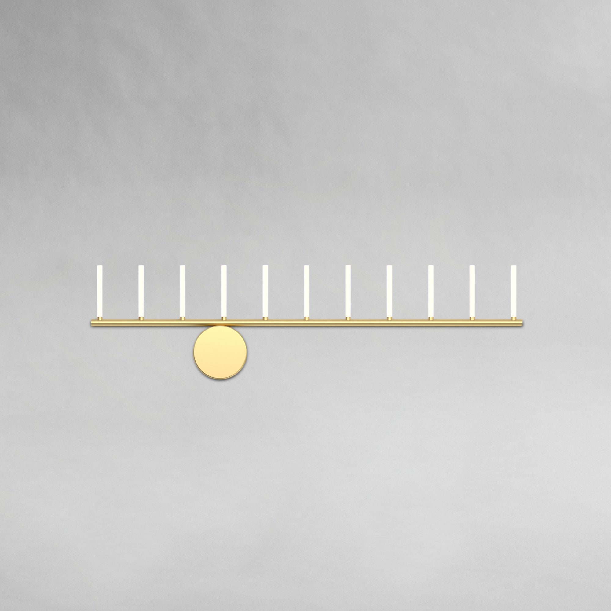 Waves W01 Wall Lamp - Brass