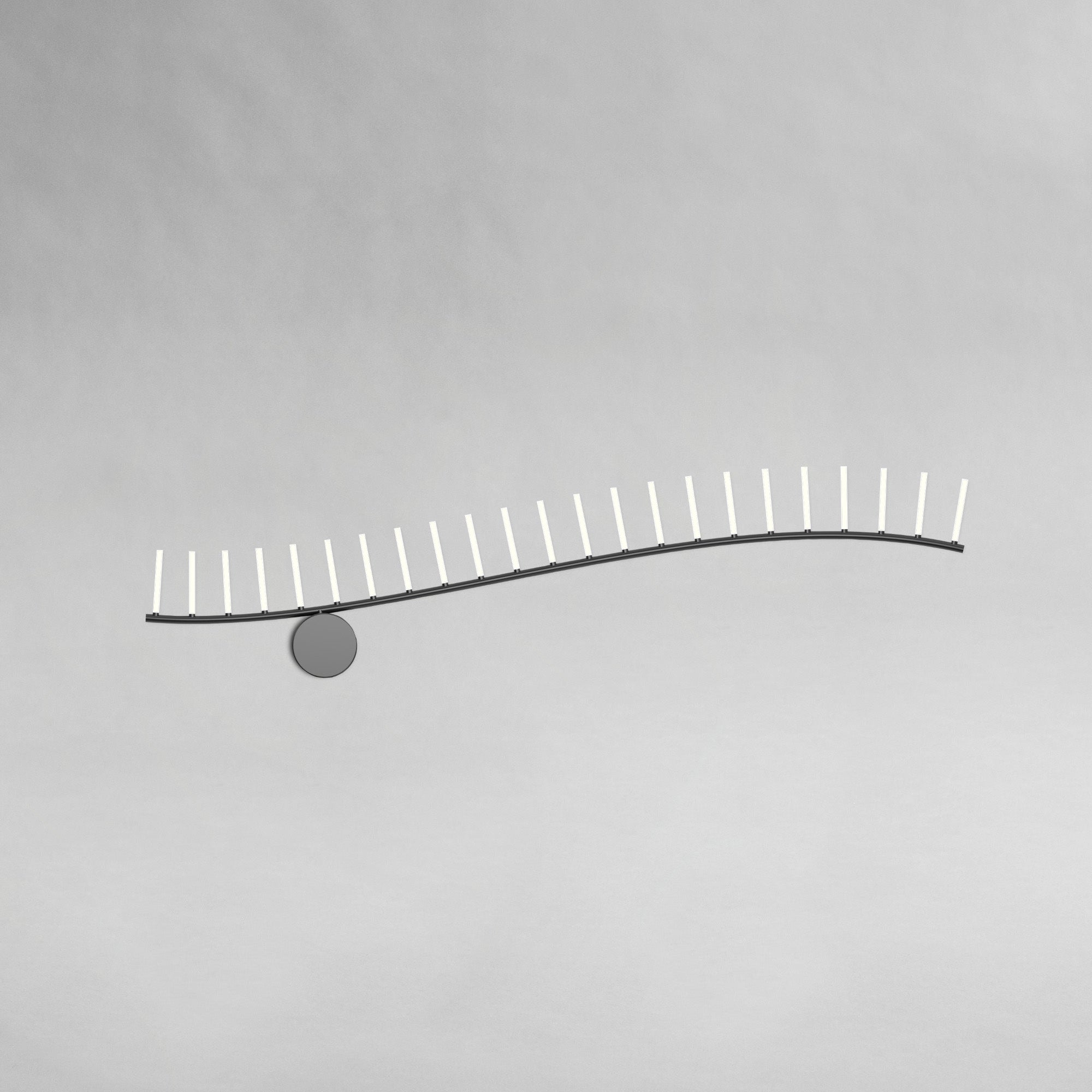 Waves W04 Wall Lamp - Black