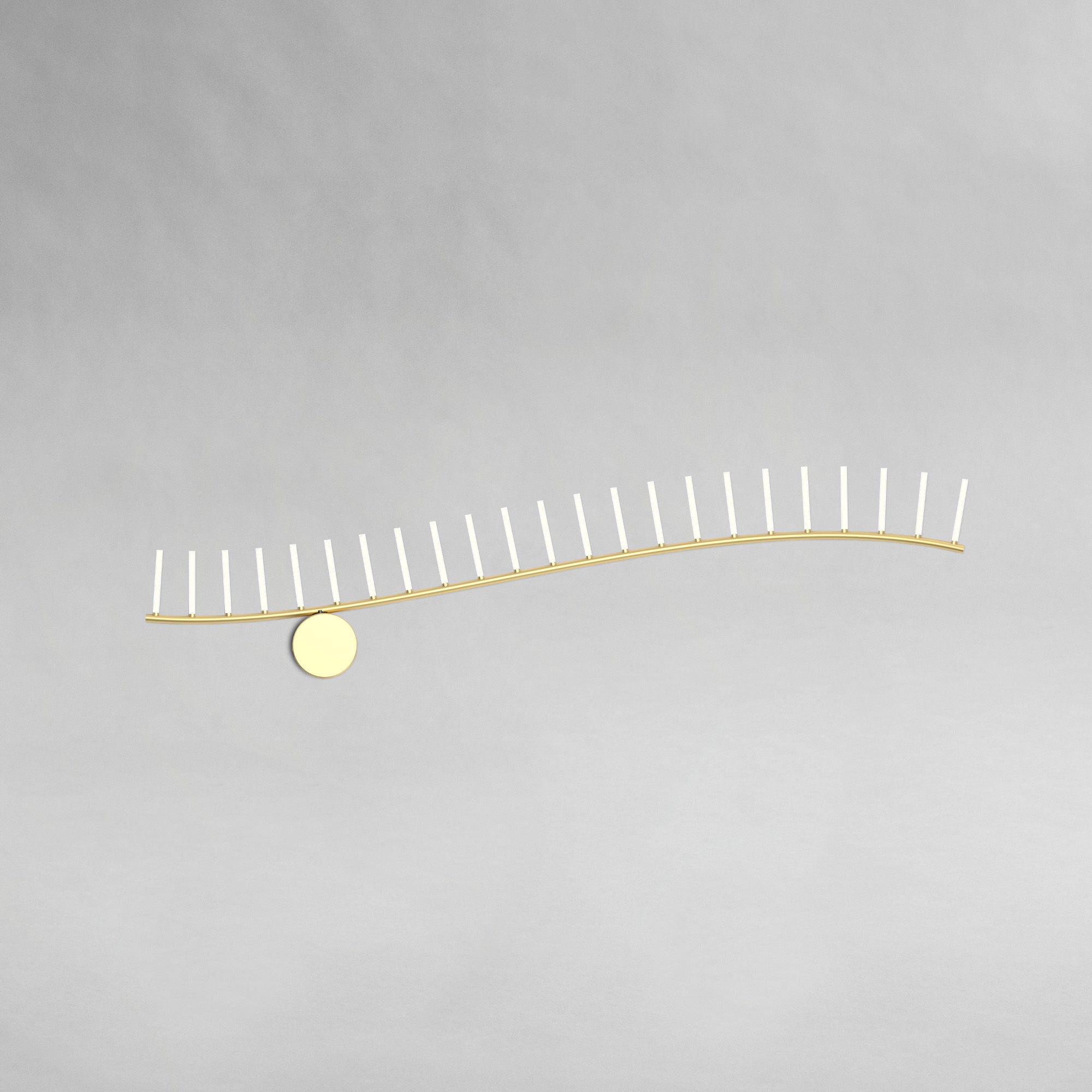 Waves W04 Wall Lamp - Brass