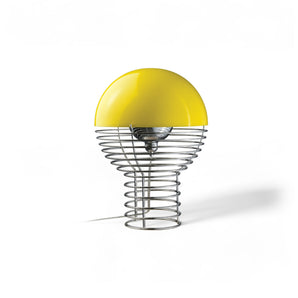 Wire 30 Table Lamp - Chrome/Yellow