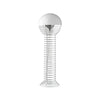 Wire 40 Floor Lamp - Chrome/White