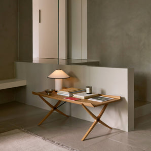 X HM13 Coffee Table - Lacquered Oak/Walnut