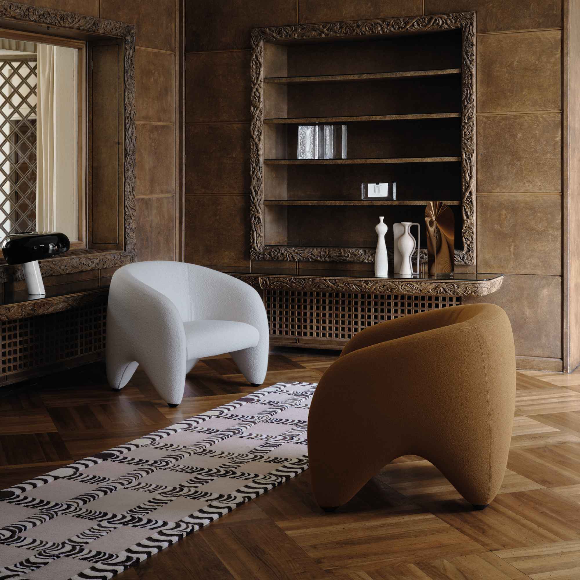 Yuzu 5025 Armchair - Fabric T4 (Orbaco 01)-2