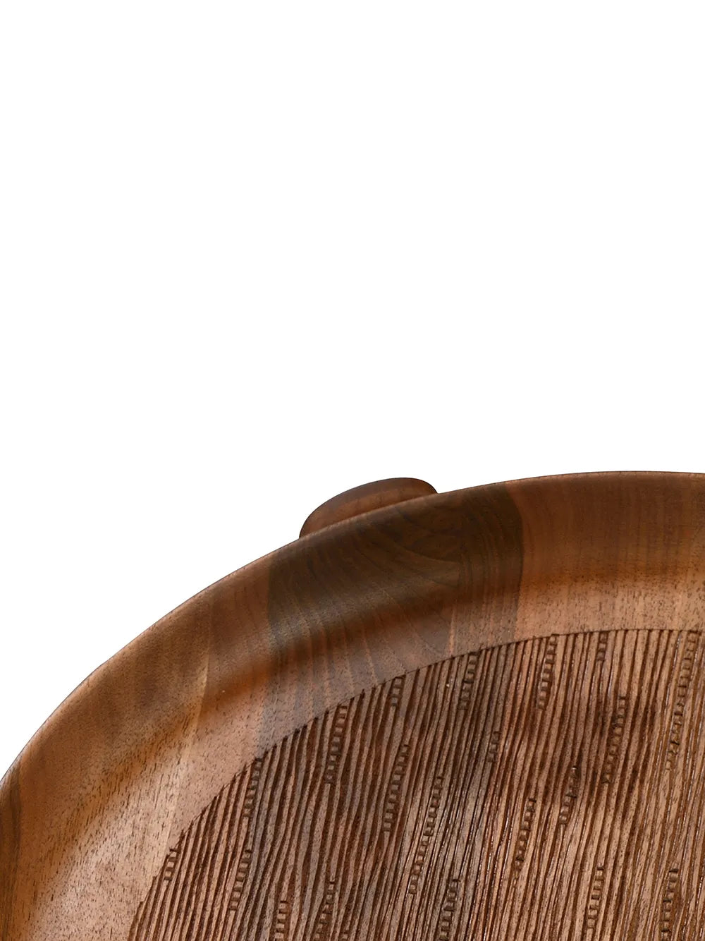 Mati Carving on Feet Tray - Small/Walnut Oil-2