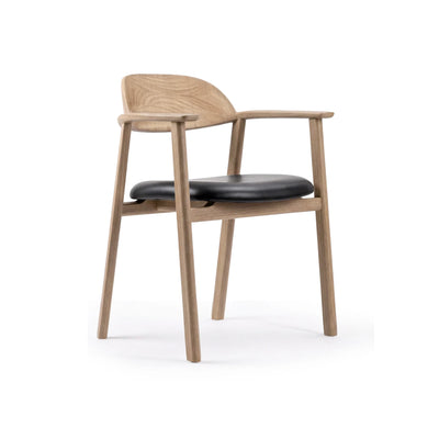 Mati Dining Chair - Oak White Oil/Soft Leather (Nappa 10032)