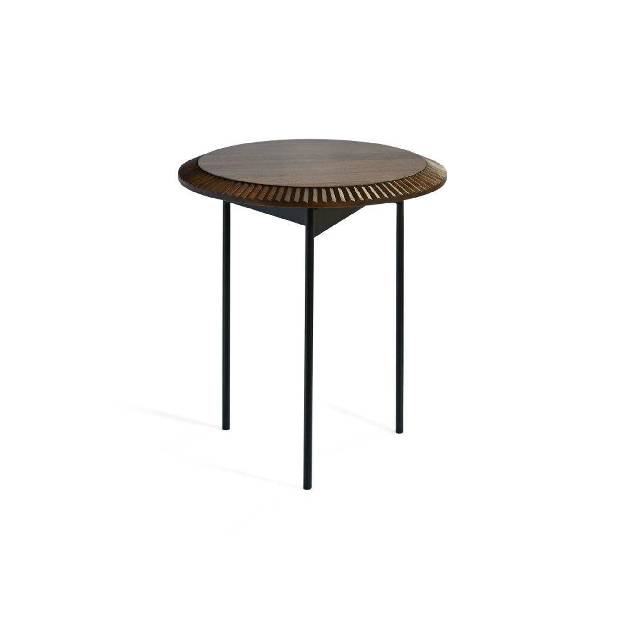Piano Small Side Table - Black/Walnut Oil