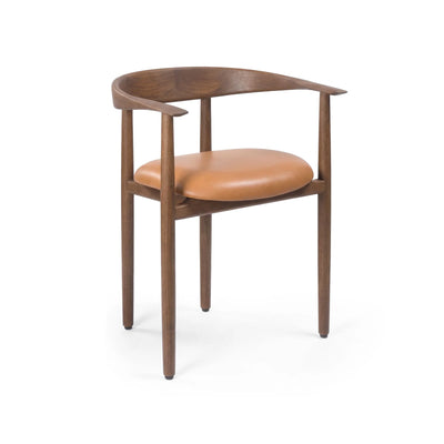 Sava Dining Chair - Walnut Oil/Leather (Vegetal 96)