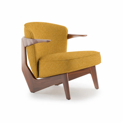 Sova Lounge Chair - Walnut Oil/Fabric (Memory 2 0453)