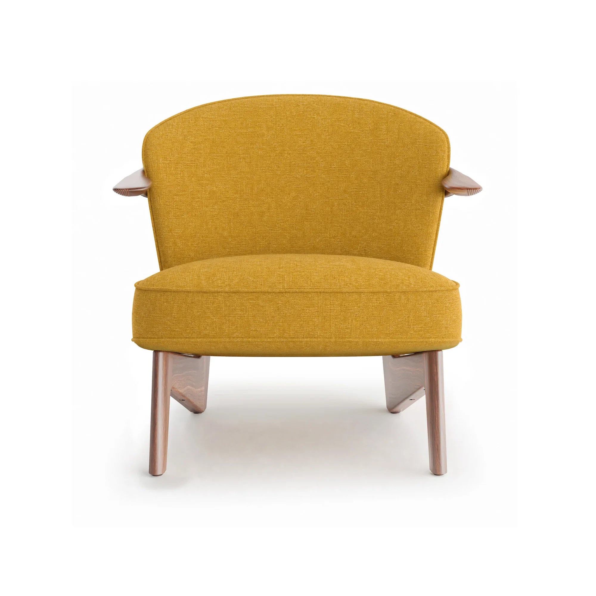 Sova Lounge Chair - Walnut Oil/Fabric (Memory 2 0453)-3