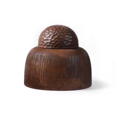 Stambol Sculptural Container - Large/Walnut Beeswax