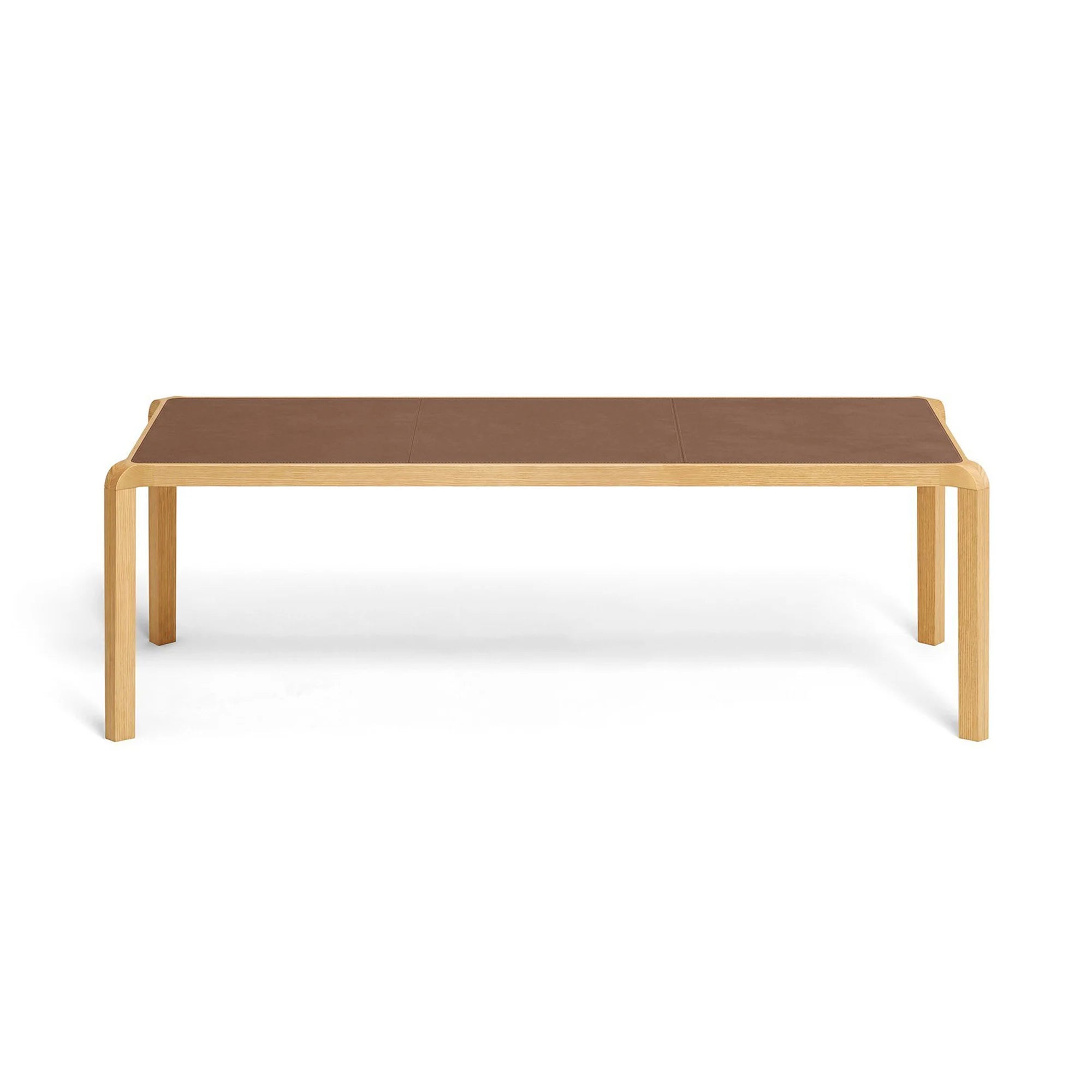Campa 2680 200 Dining Table - Solid Oak/Cowhide (Tabacco 0813)