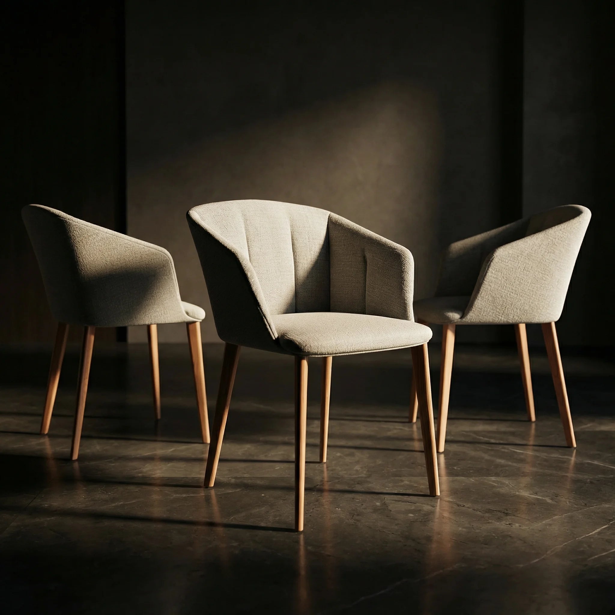 Liza 2271/R Dining Chair - Fabric 20 (Cacao 027718)-6