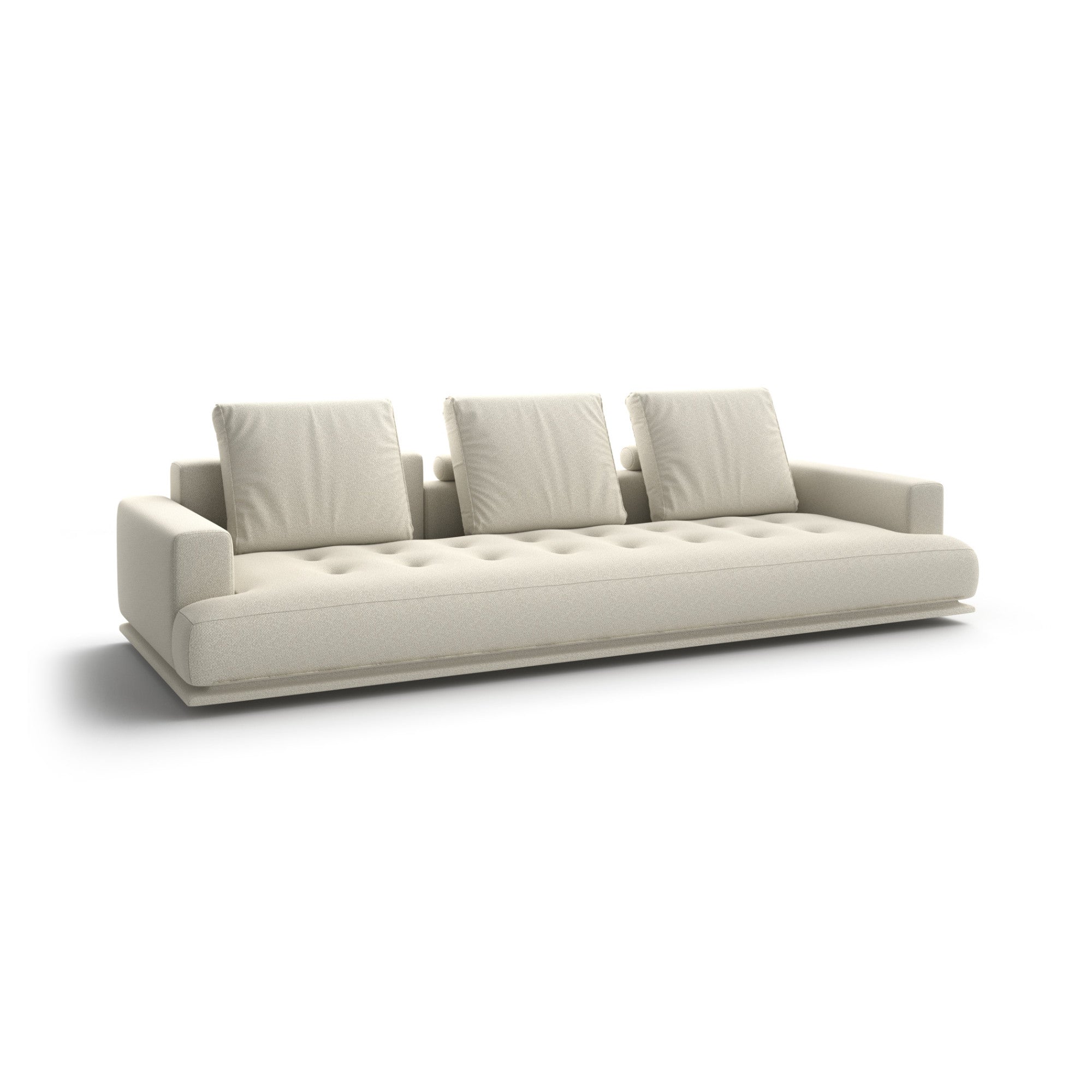 Shiki 1247/302SX Sofa - Fabric 20 (Vico 27803 Beige)-1
