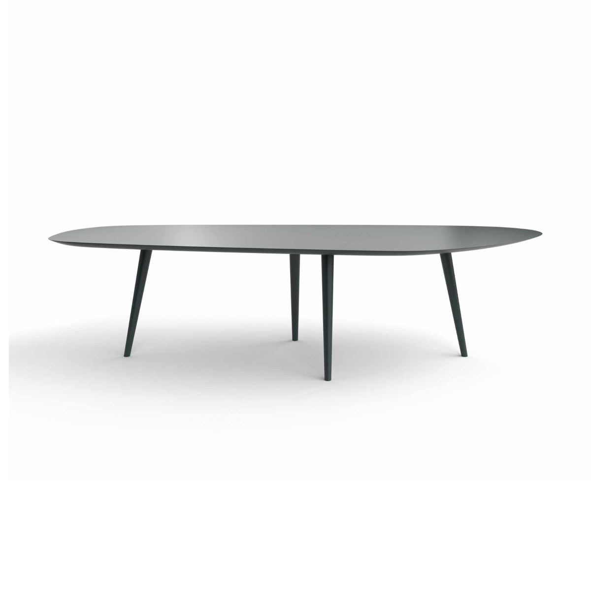 Tweed Dining Table – 213x100x74.5 / MDF Matt Lacquered (Anthracite)-3