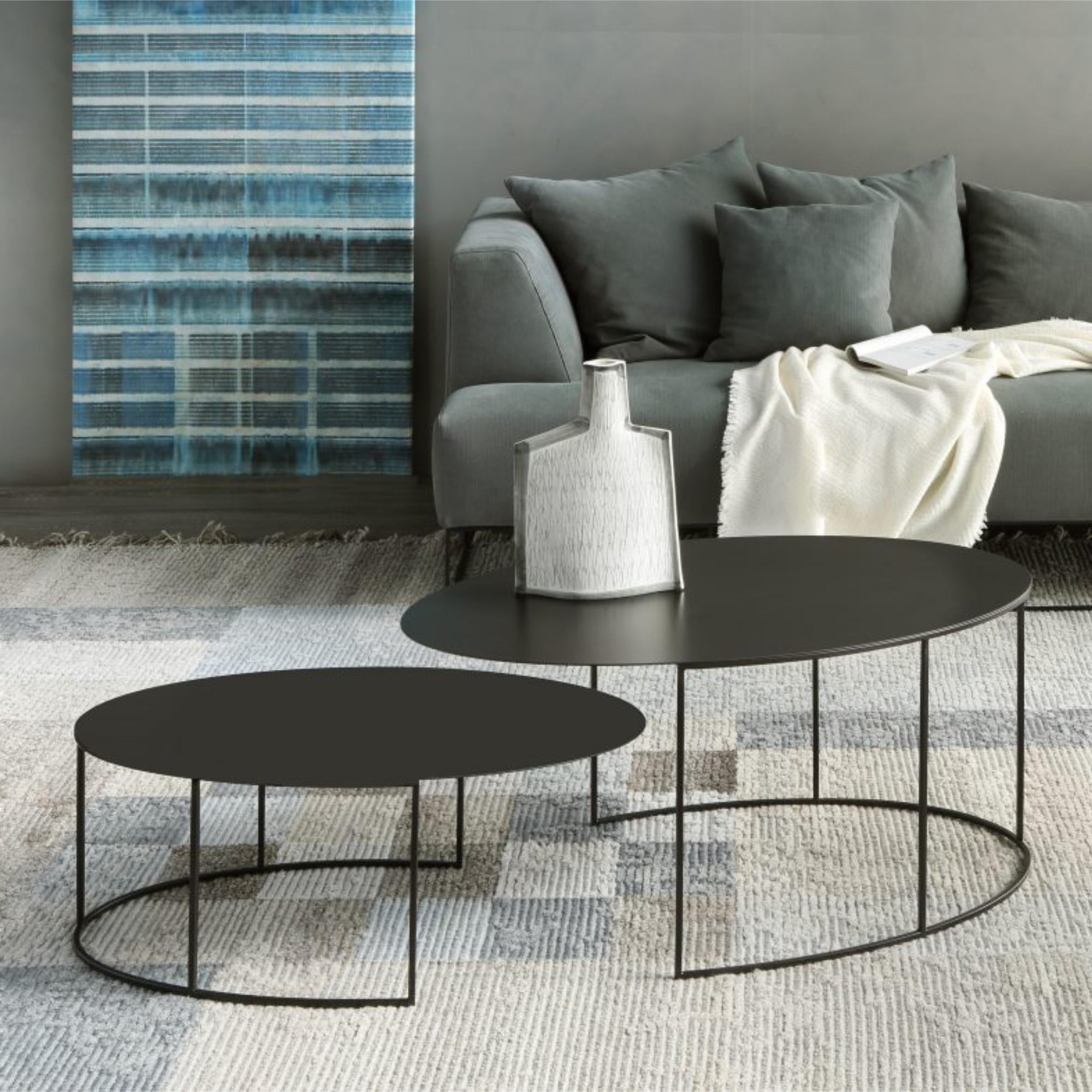 Slim Irony 895-CB Low Table - Copper Black-3