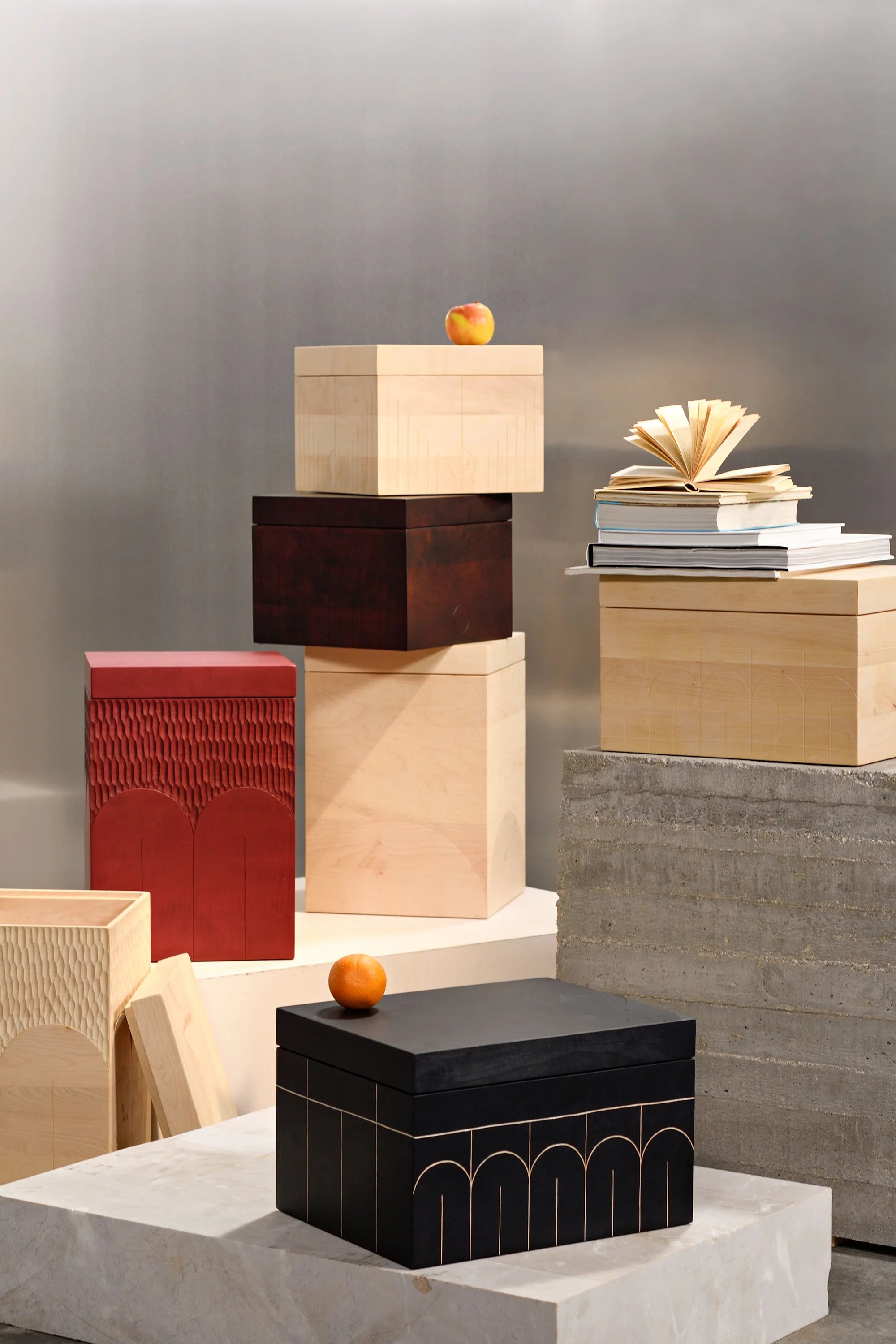Branco Sunrise Box - Tall/Maple White Oil-2