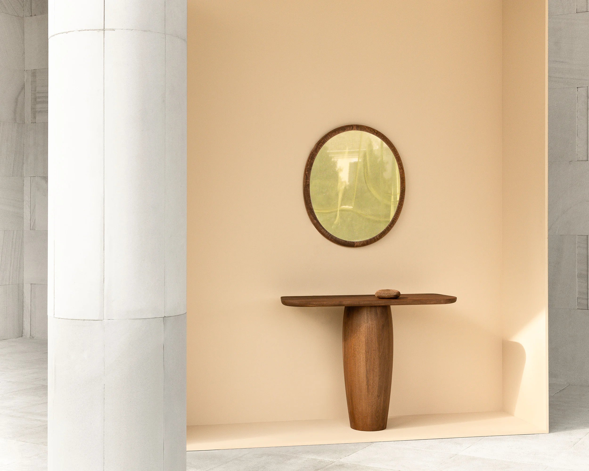 Genkan Console - Walnut Oil-5