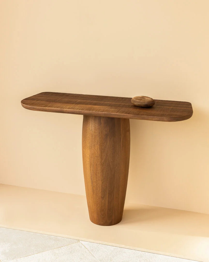 Genkan Console - Walnut Oil-2