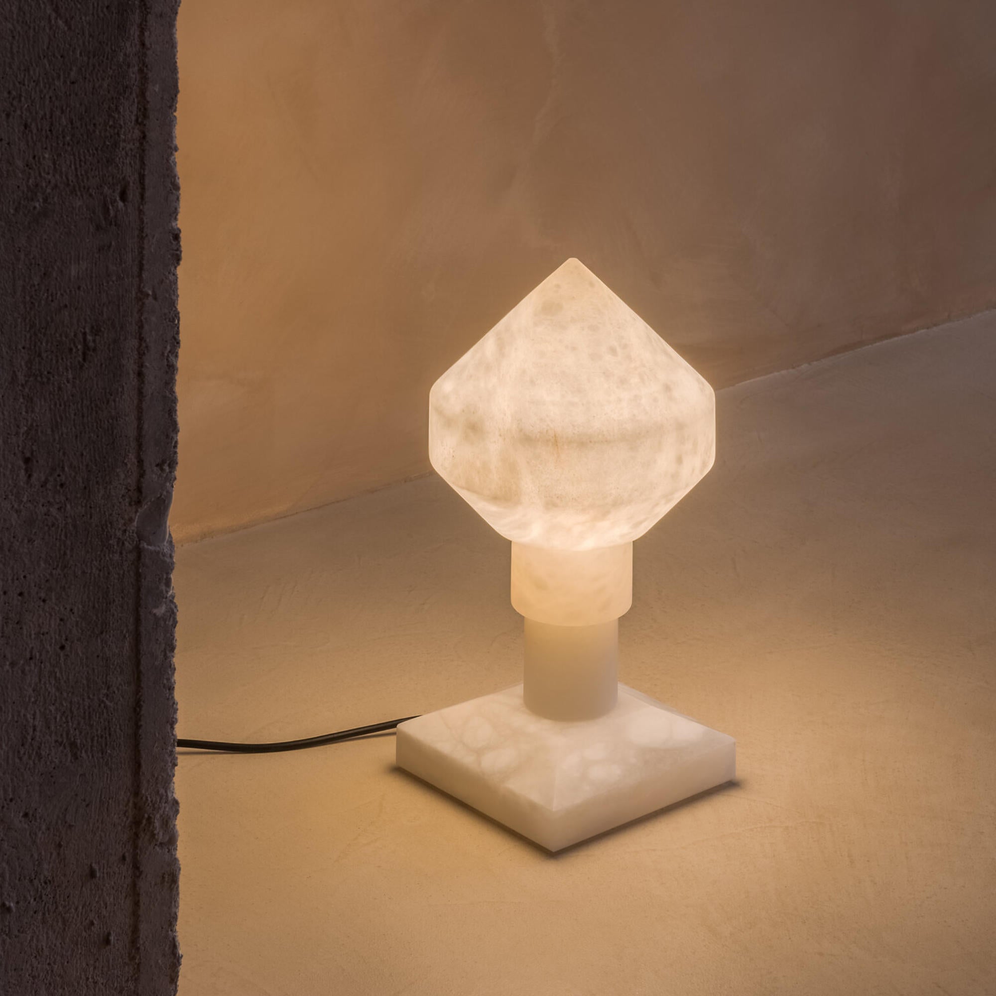 Zeleste Table Lamp - Alabaster-4