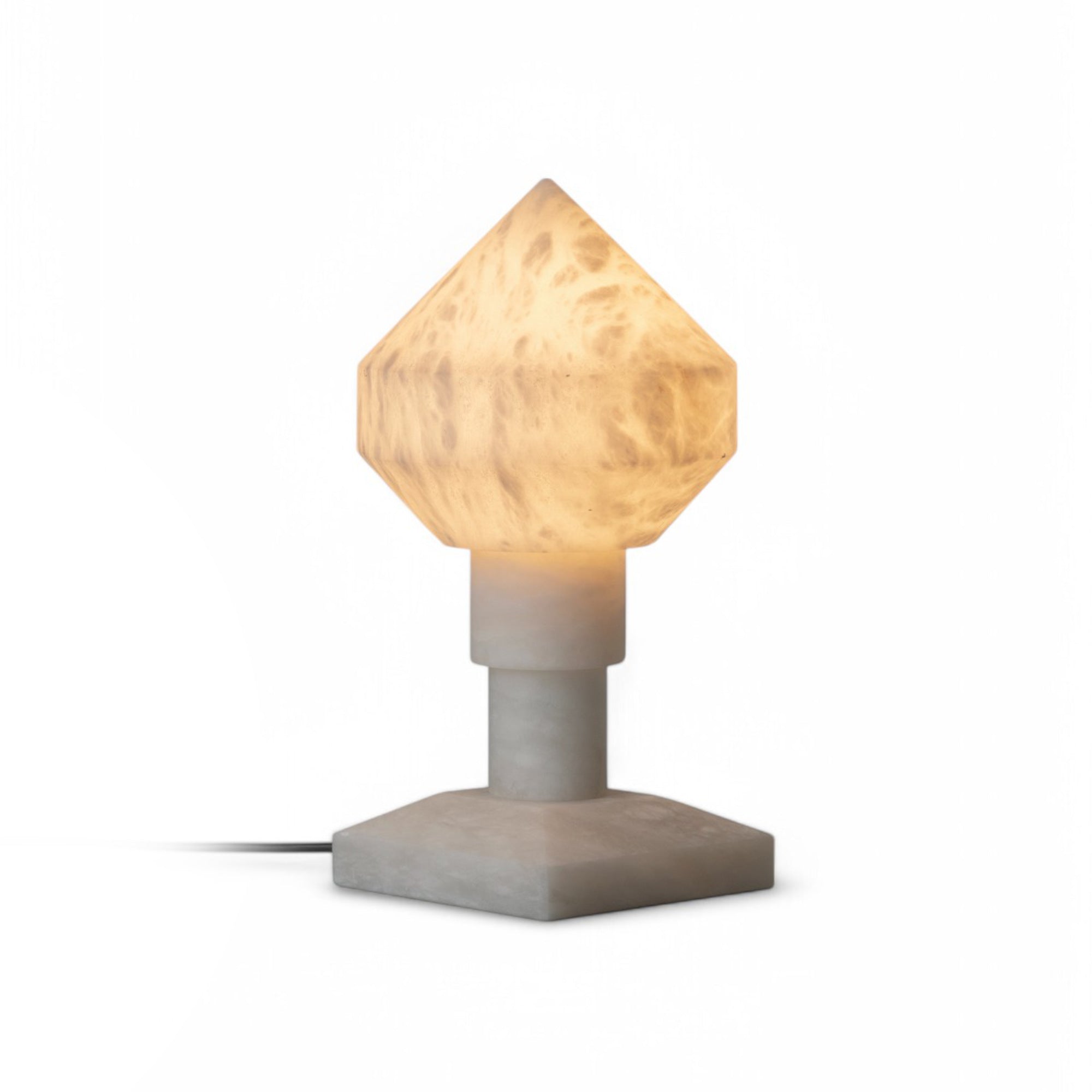 Zeleste Table Lamp - Alabaster-3