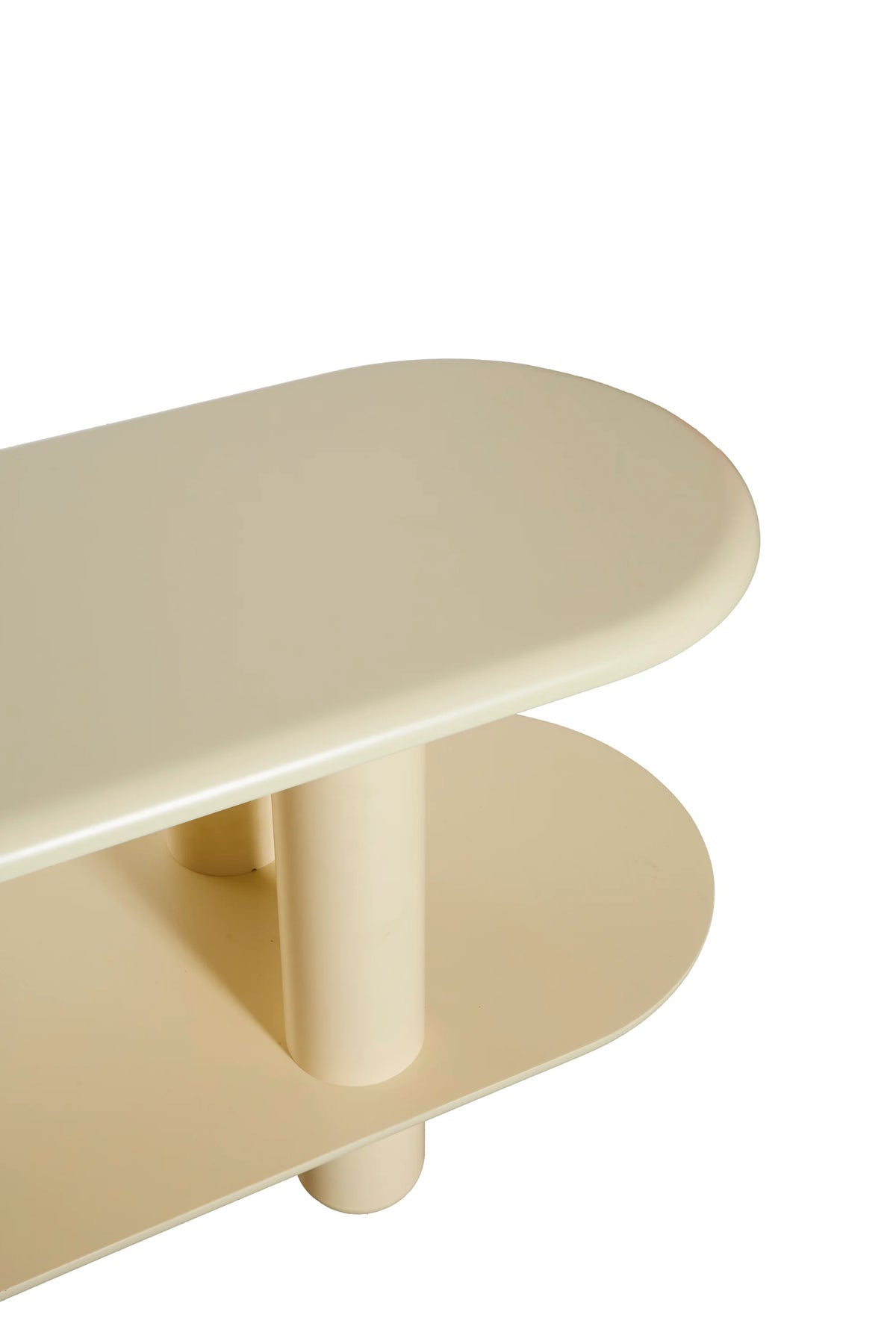 Eclipso 2 Shelf Unit Bookcase - Beige-3
