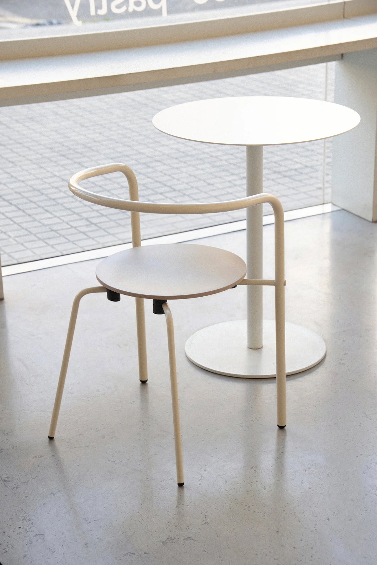 Simplex Dining Chair - Oyster White-4