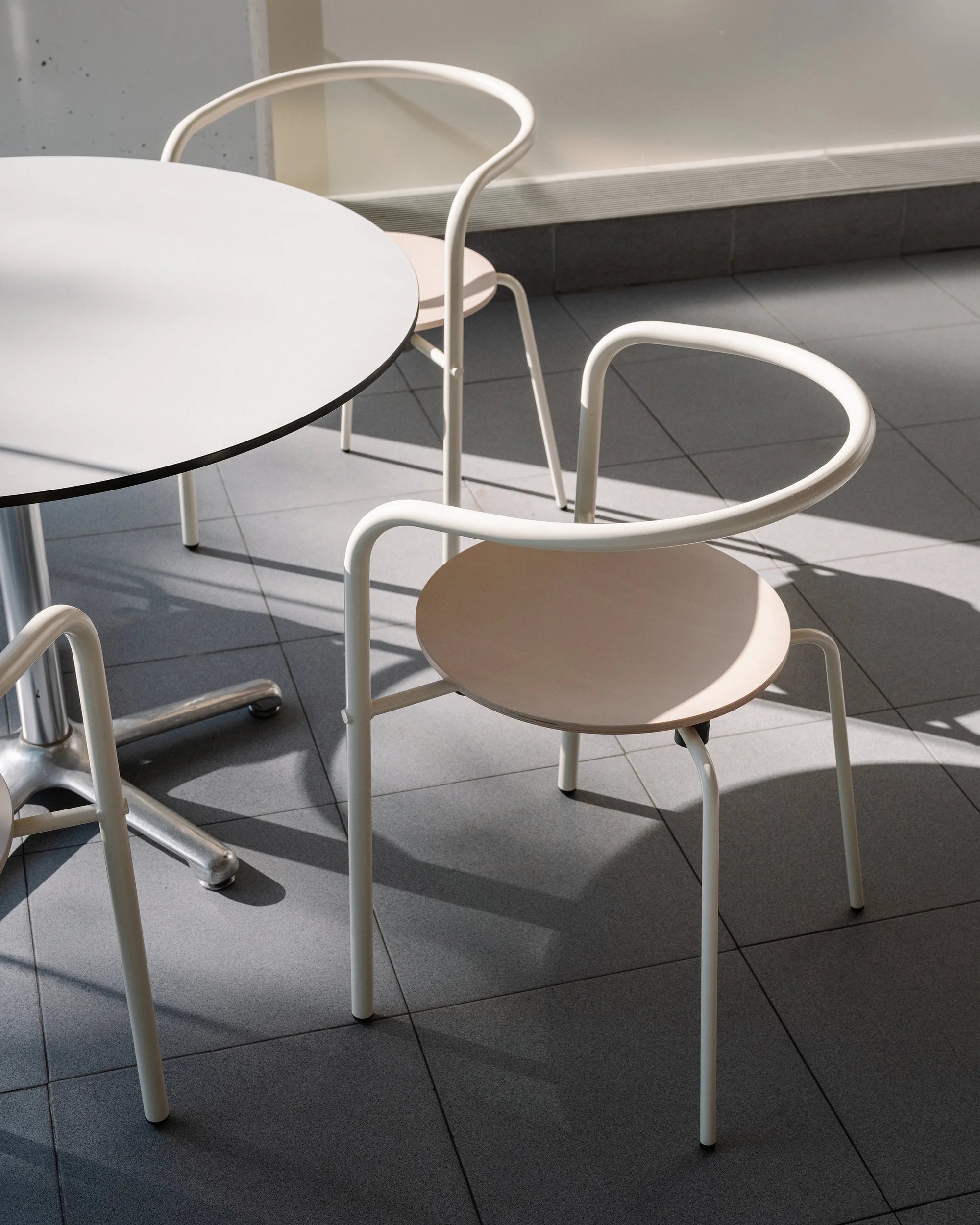 Simplex Dining Chair - Oyster White-2