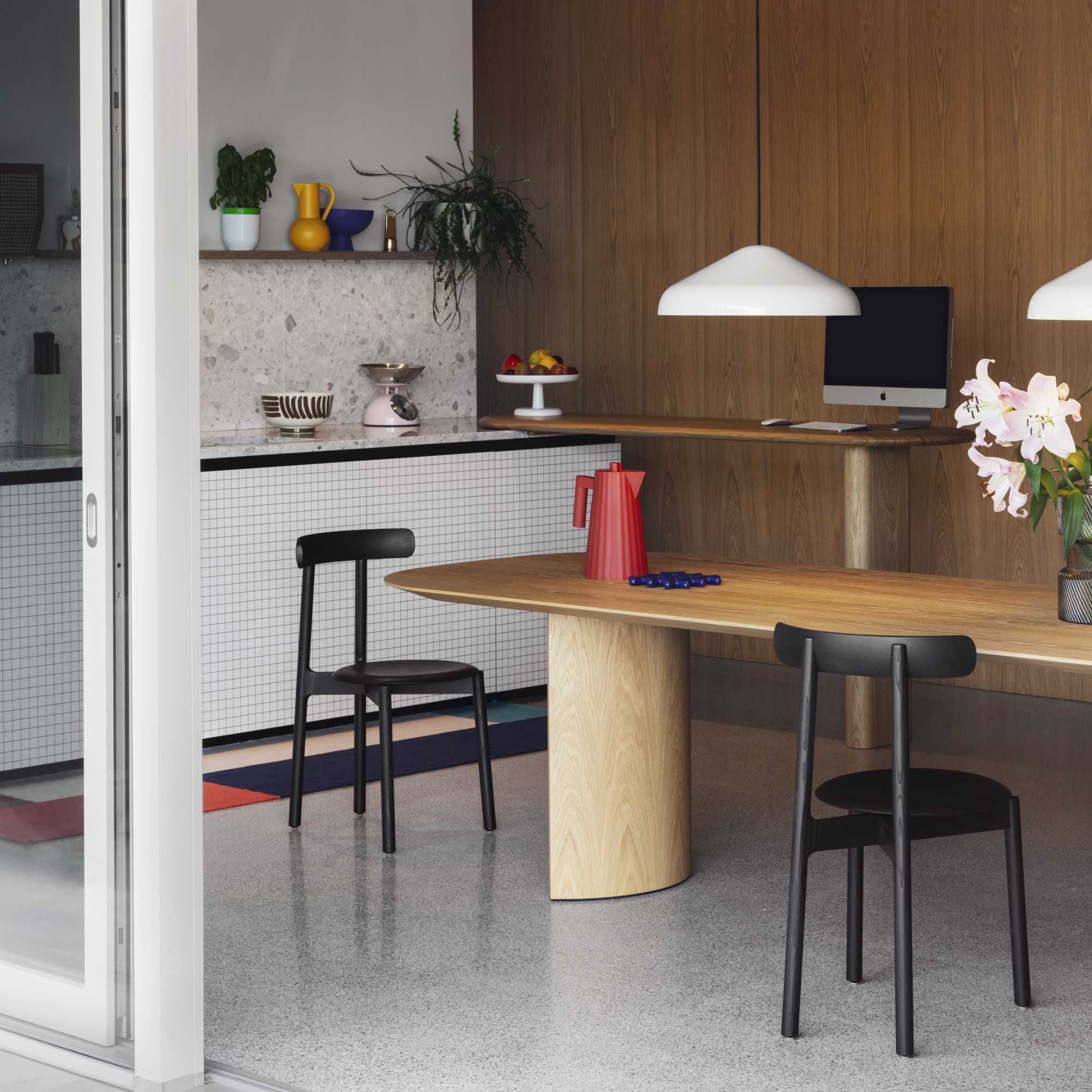 Bice SD 80 Dining Chair - Ash Stained Oak-6