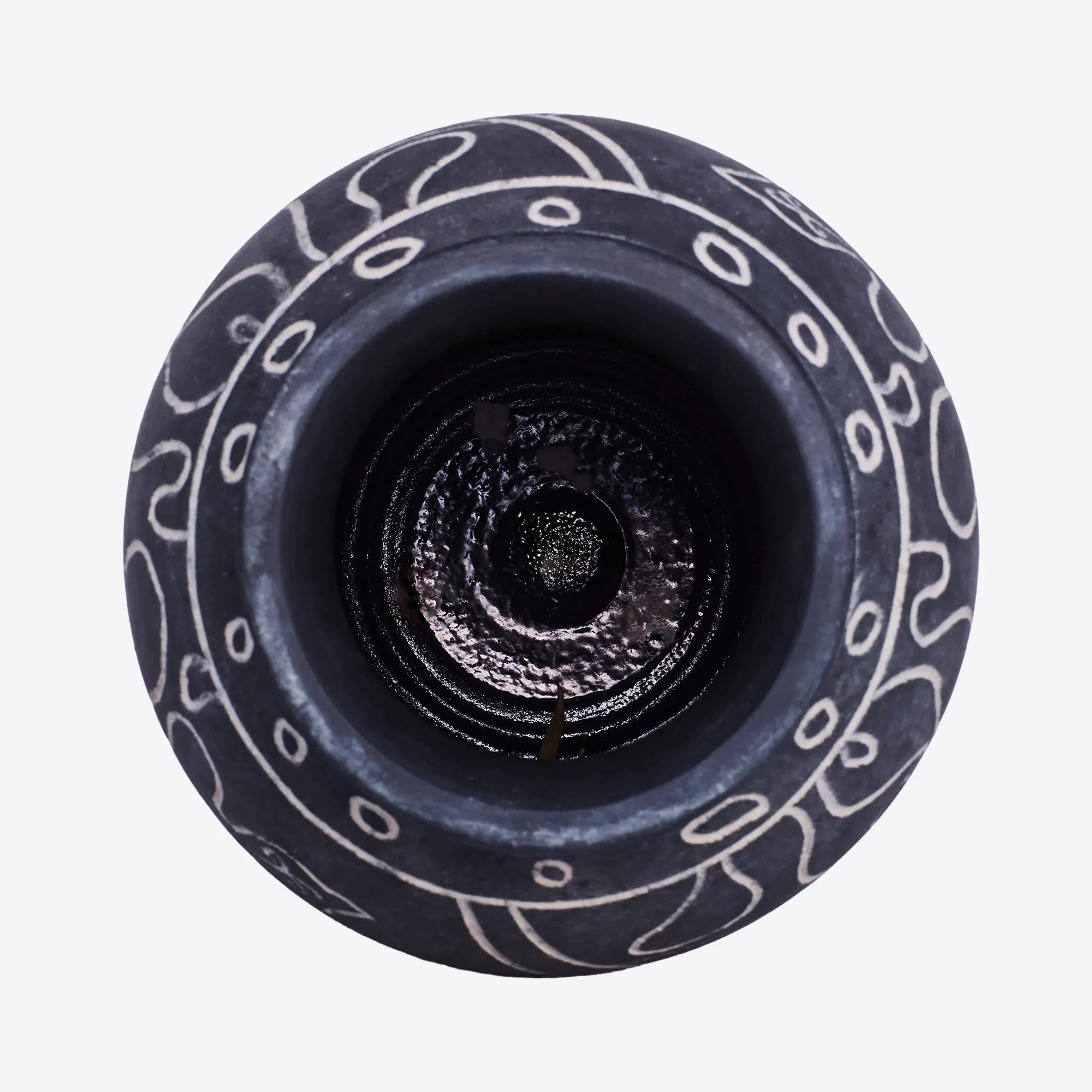 Frida Tall Vase - Black-4