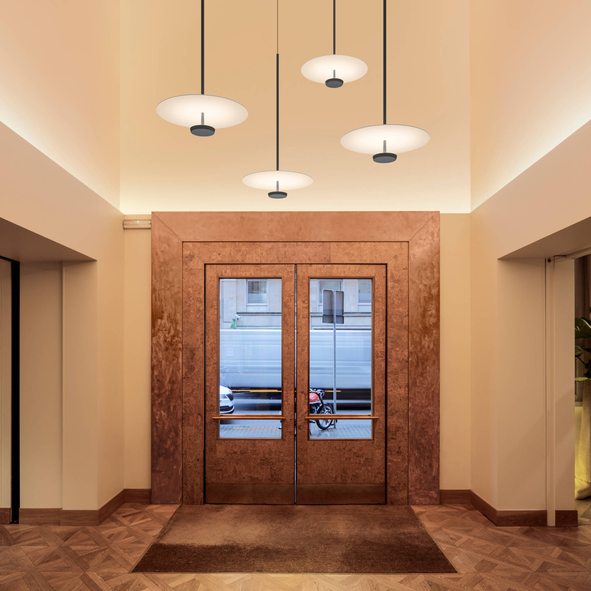 Flat 5940 Ceiling lamp - Terra Red-3