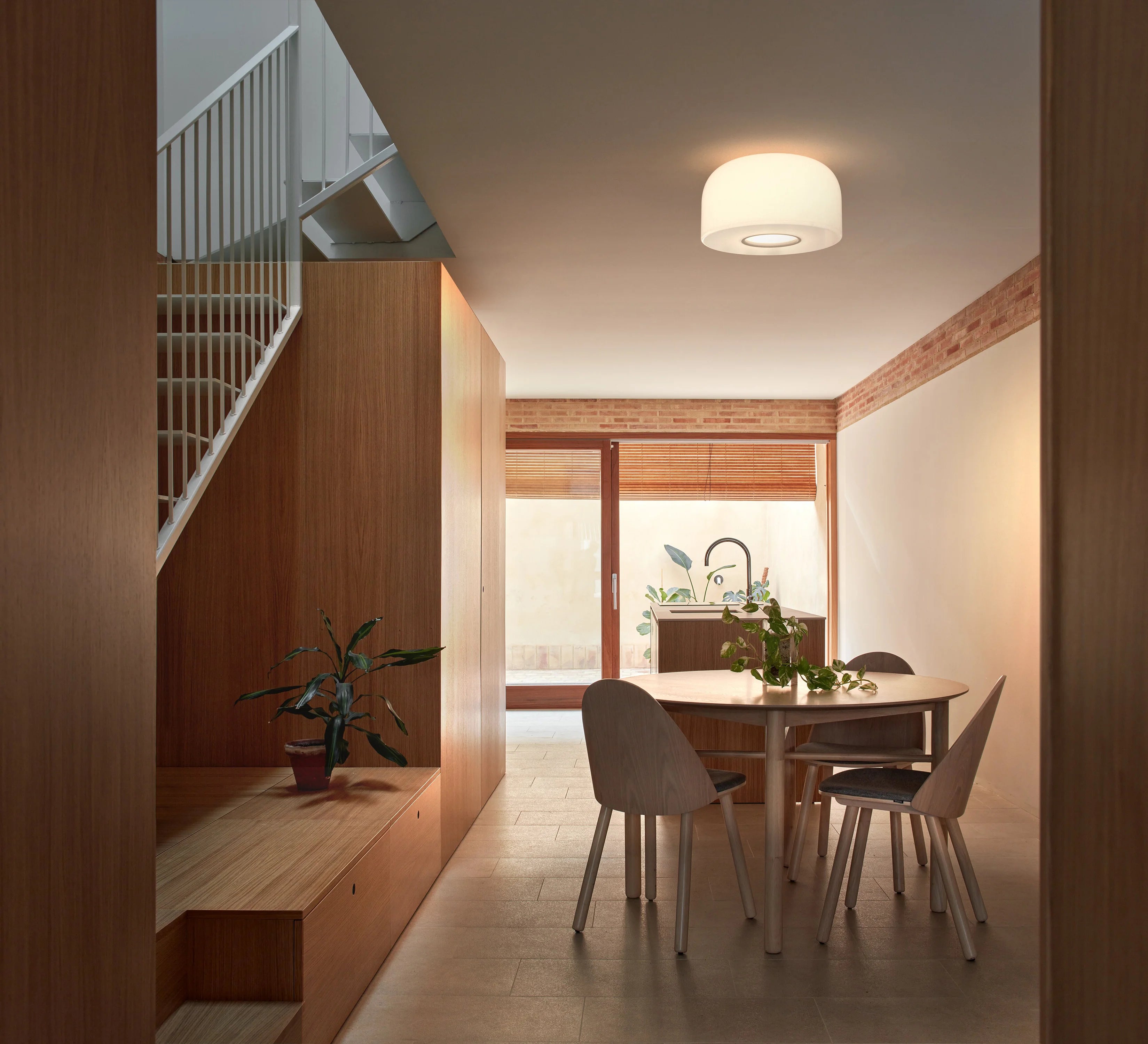 Bellhop Glass C2 Ceiling Lamp - White-2