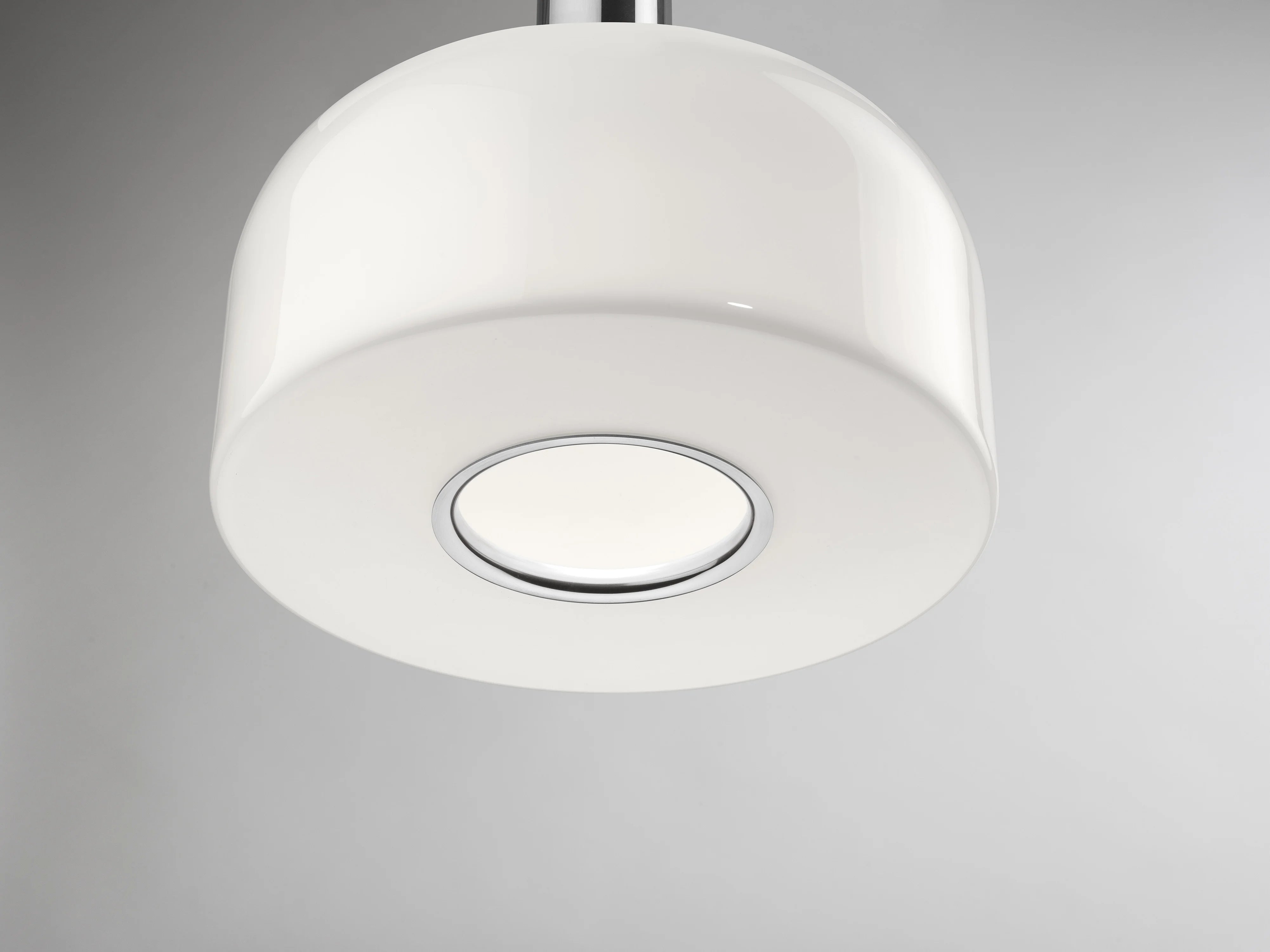 Bellhop Glass S1 Pendant Lamp - Bright Aluminium-6