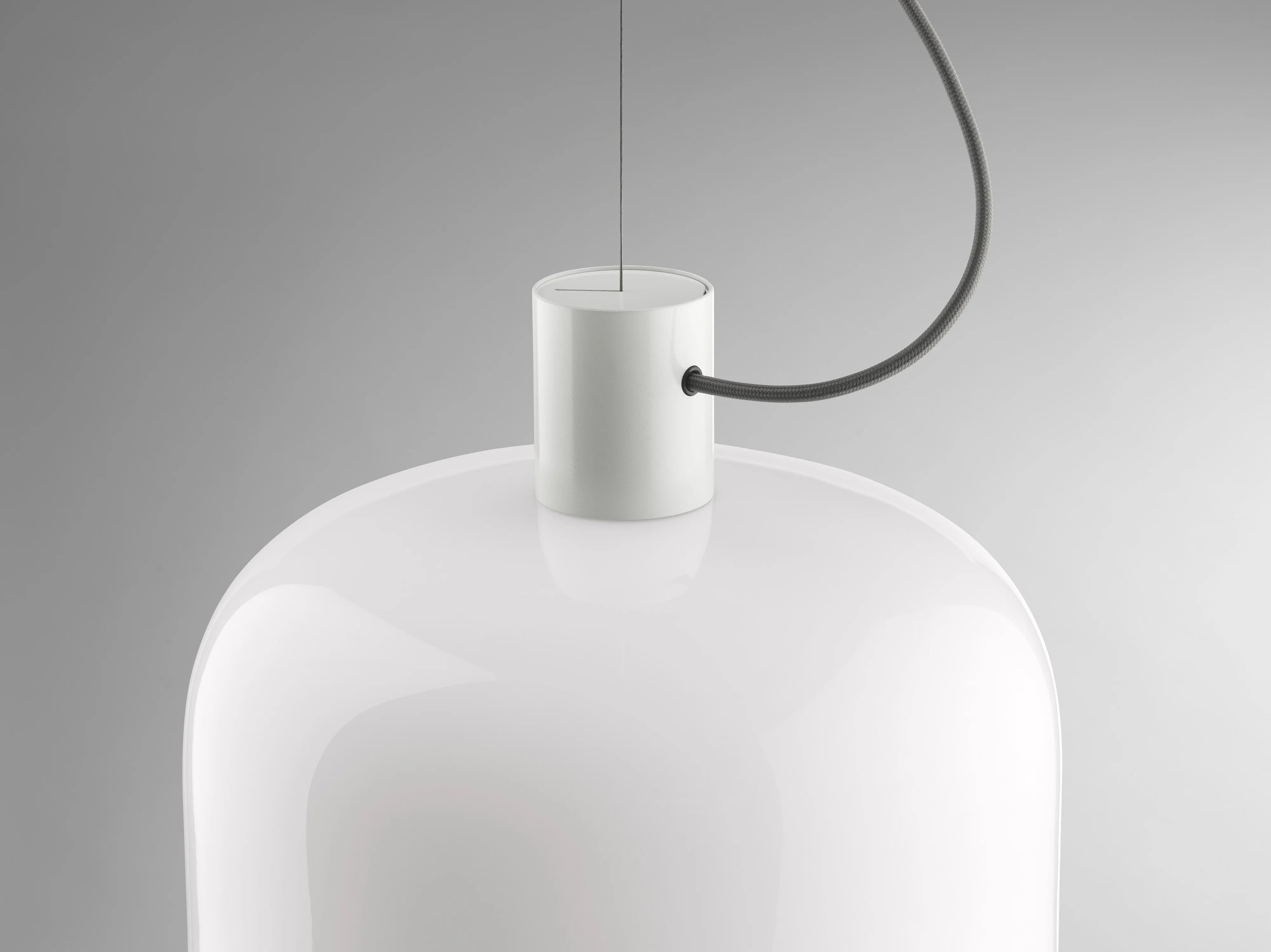 Bellhop Glass S1 Pendant Lamp - White-5