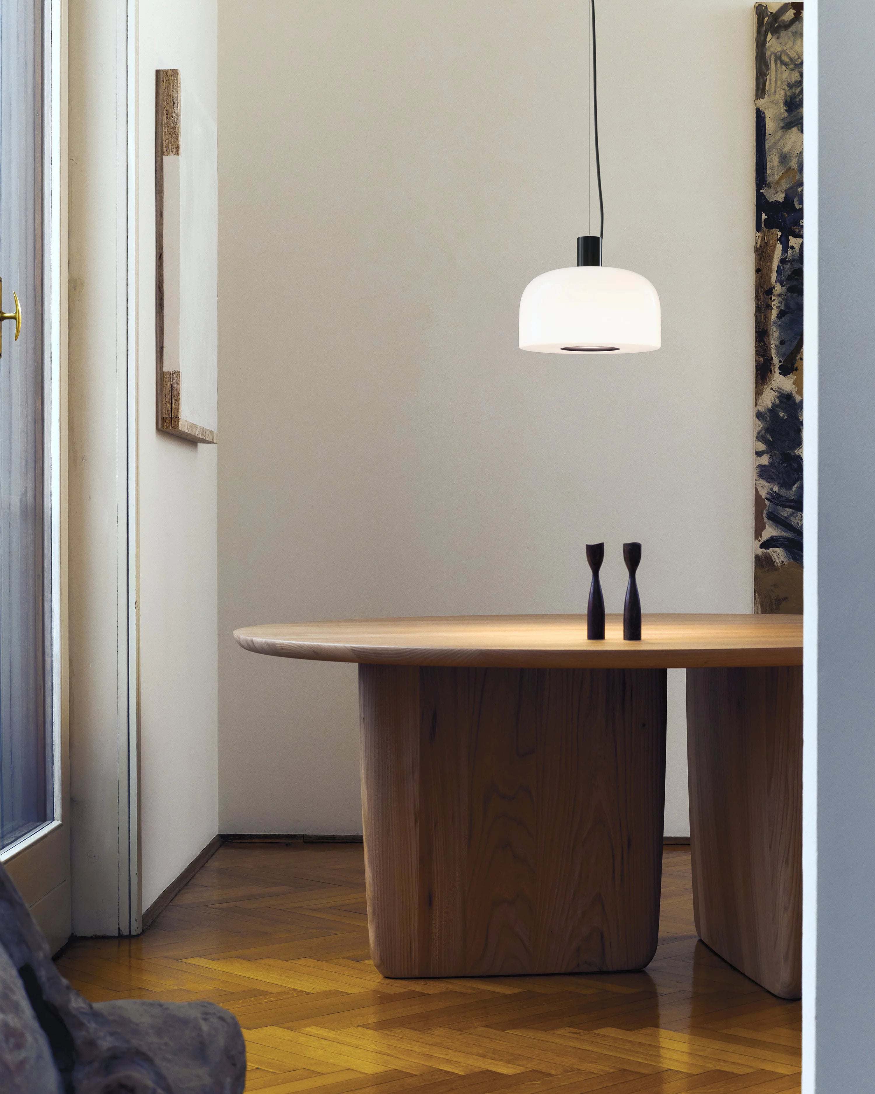 Bellhop Glass S1 Pendant Lamp - White-2