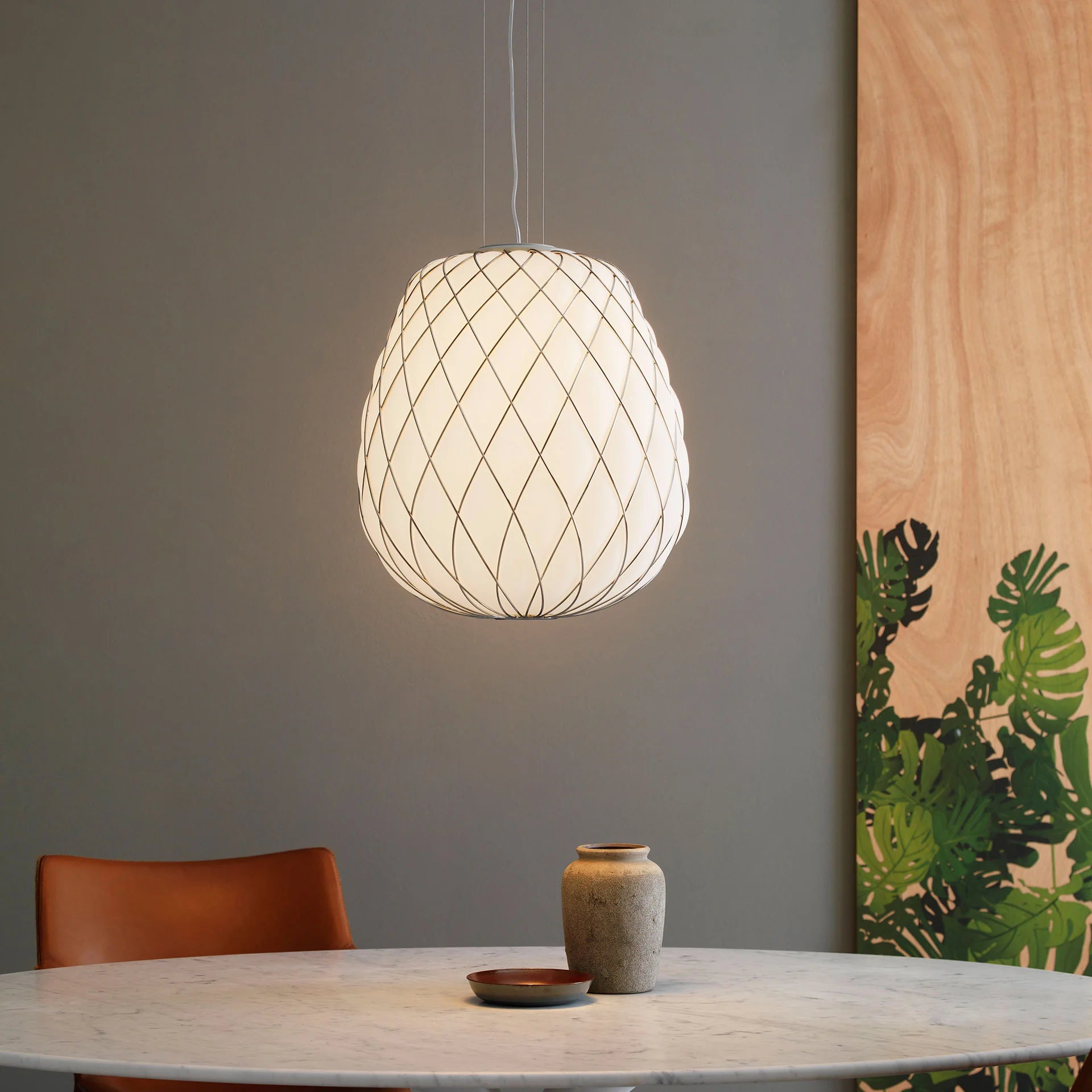Pinecone Large Pendant Lamp - Gold/Clear-2