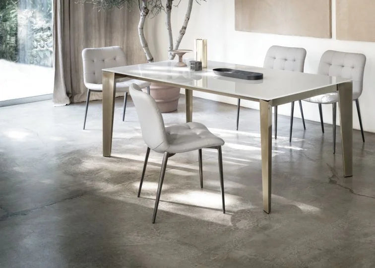 Kuga 40.38 Dining Chair - Ecoleather (White TR505T)