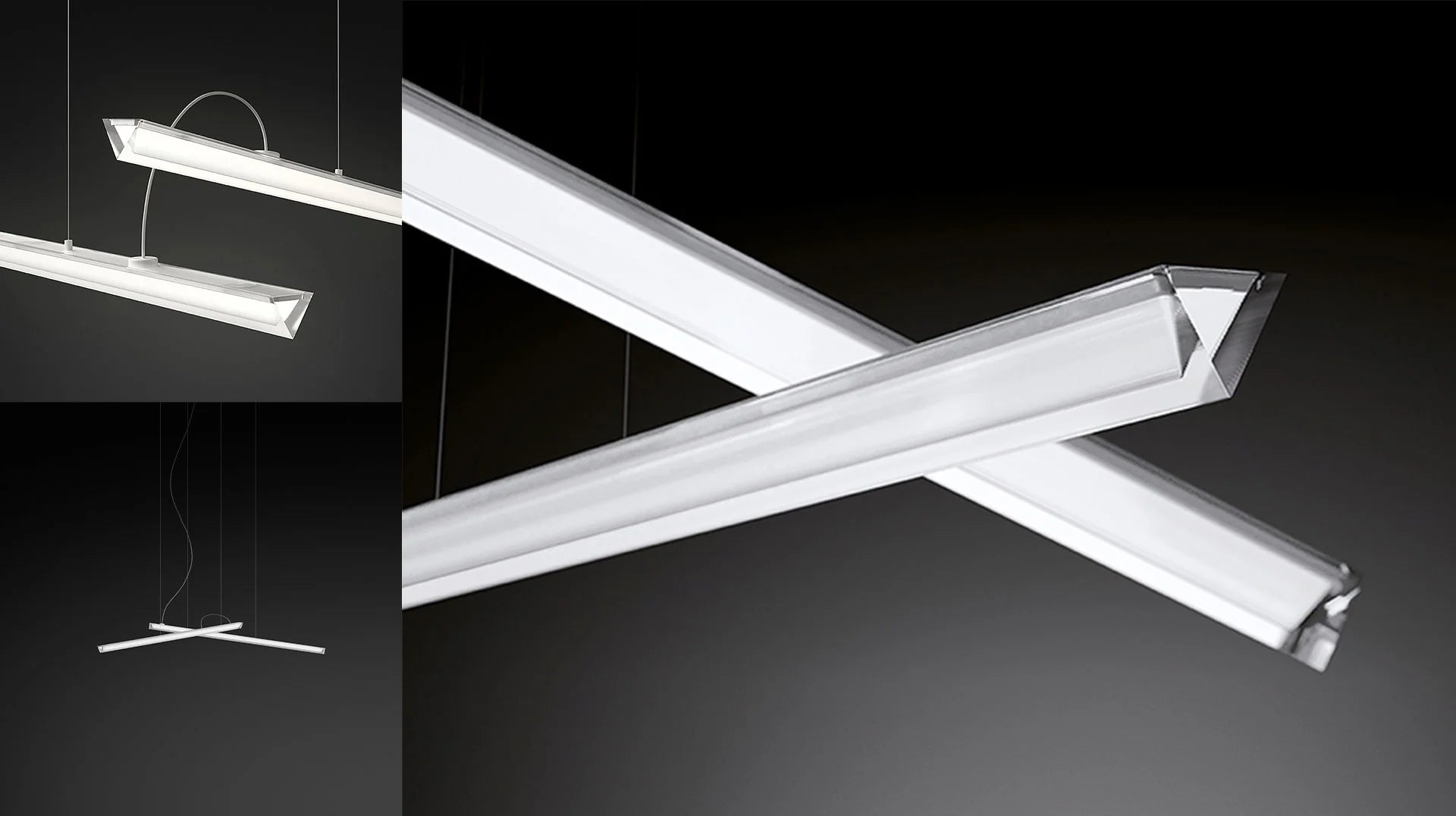 Halo Lineal 2343 Pendant Lamp - White-2