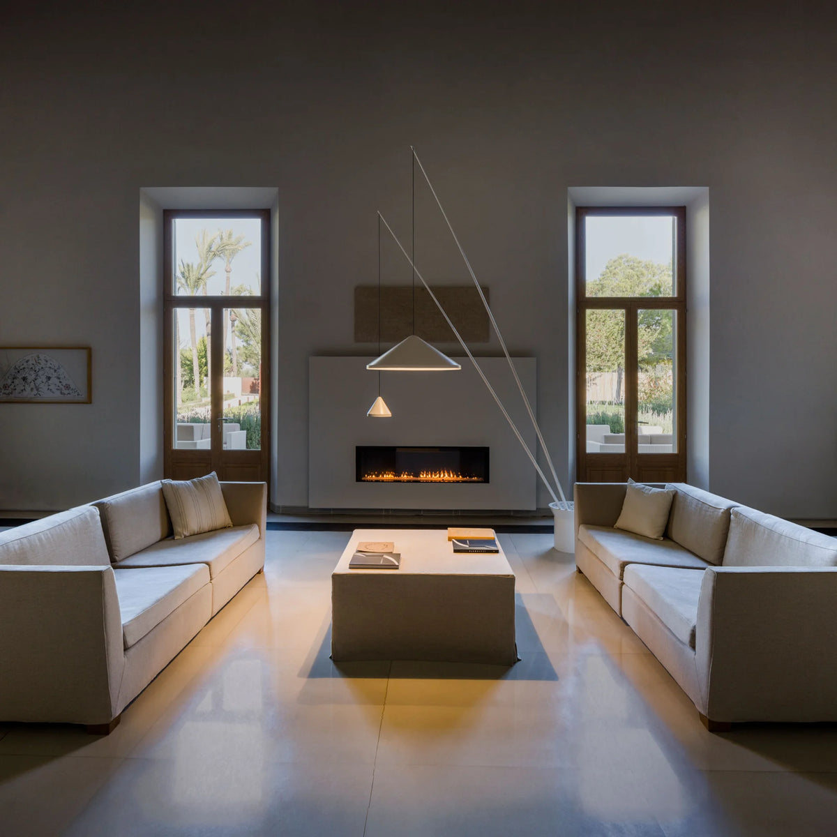 North 5605 Floor Lamp - White-2