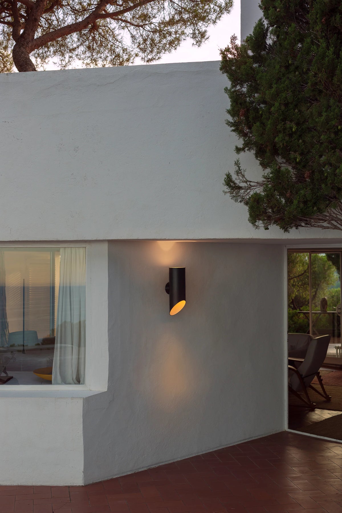 Elipse A Outdoor Wall Lamp - Brown-2
