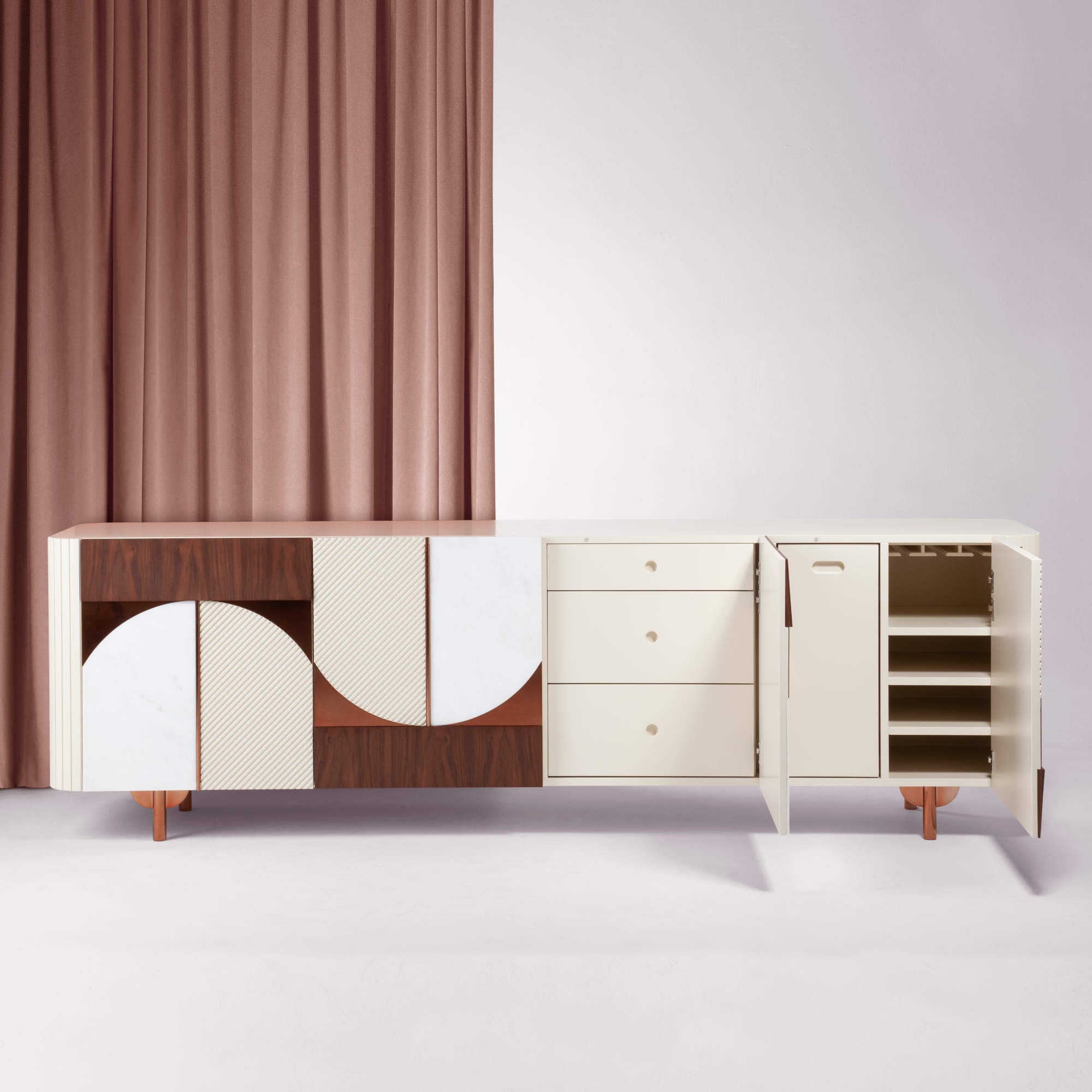 Metropolis 250 Sideboard - Jade-6