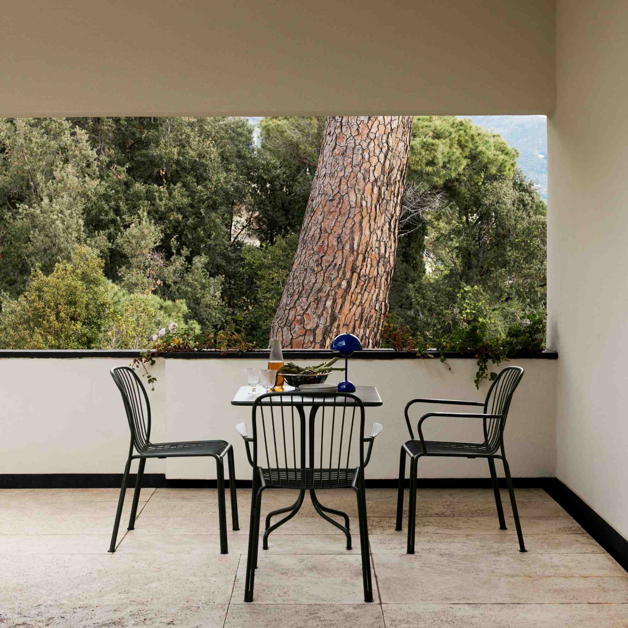 Thorvald SC94 Outdoor Dining Chair - Warm Black-3