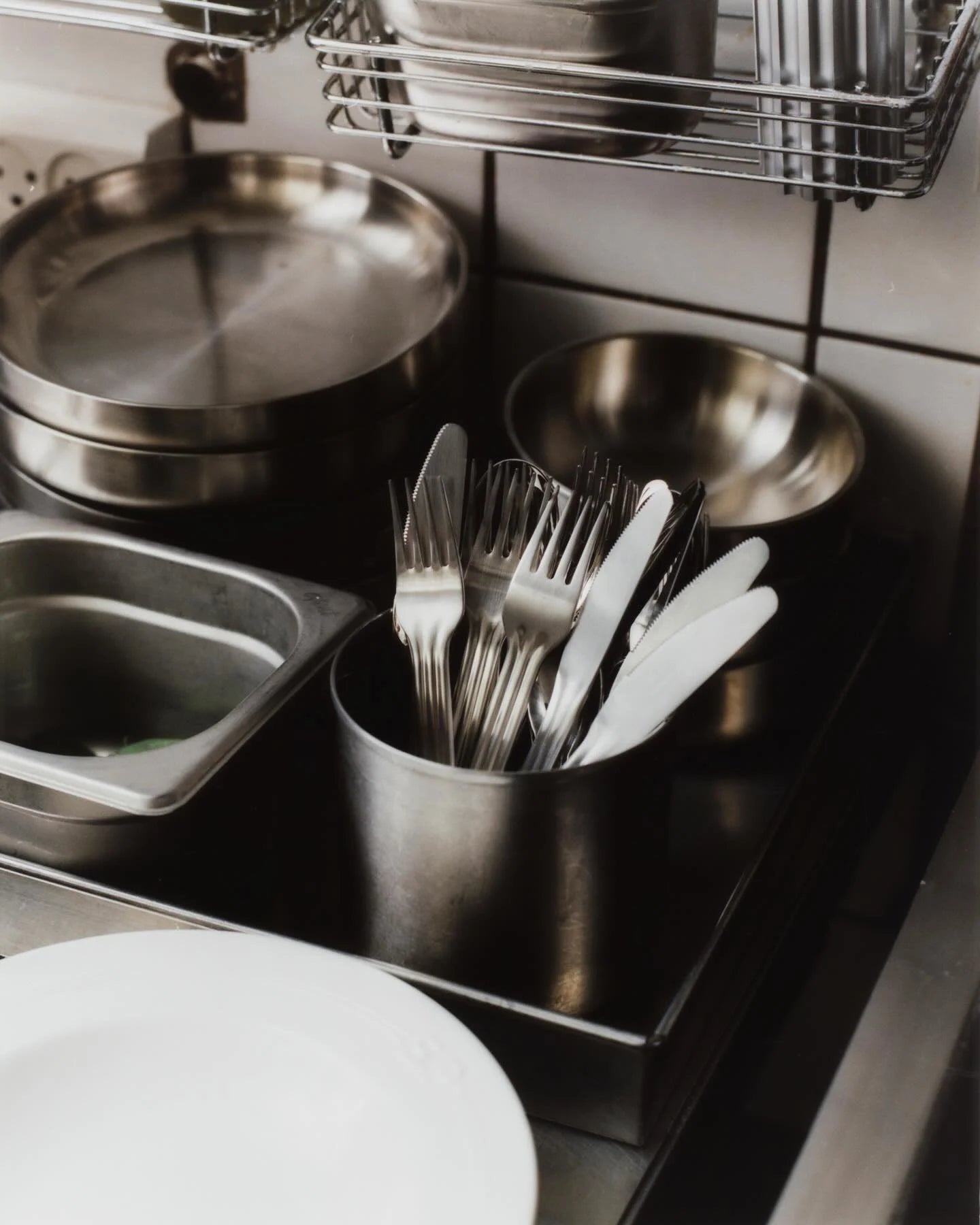 Canteen Polished Cutlery Set - Stainless Steel (Set of 4)-6