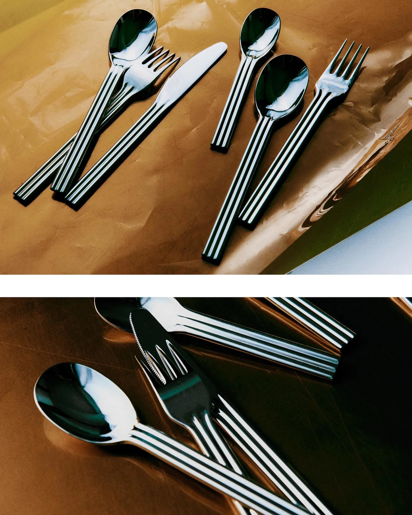 Canteen Polished Cutlery Set - Stainless Steel (Set of 4)-2