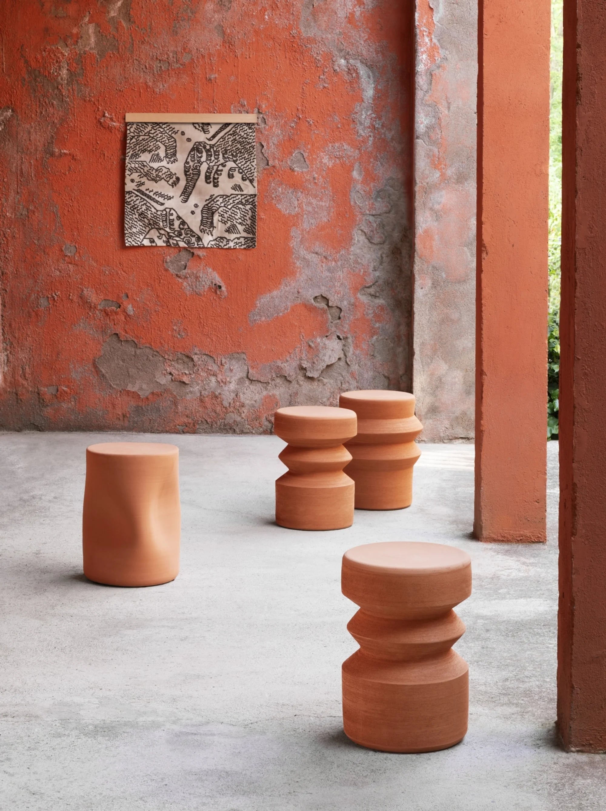 Toblo TS 134 Side Table - Baked Clay-2