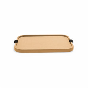 Puccini Rectangular Tray - Bronze/Leather A (Calfskin Golf Cappucino G42)