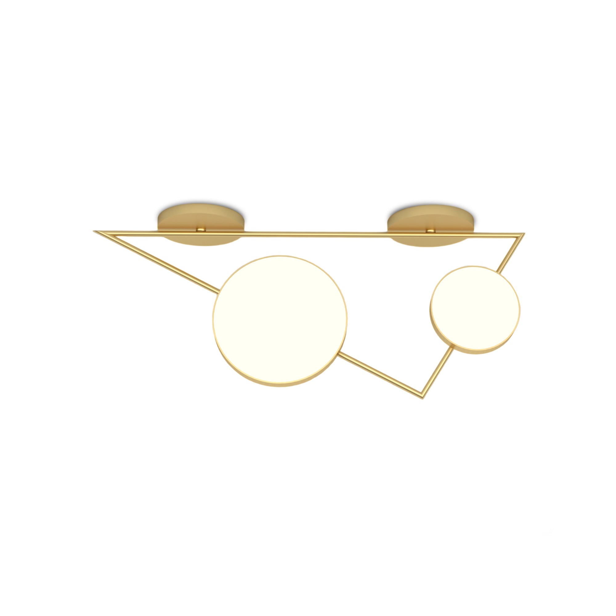 triangle Variations C04 Ceiling Lamp - Brass