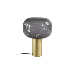 Mushroom Floor Lamp - Brass/Glass